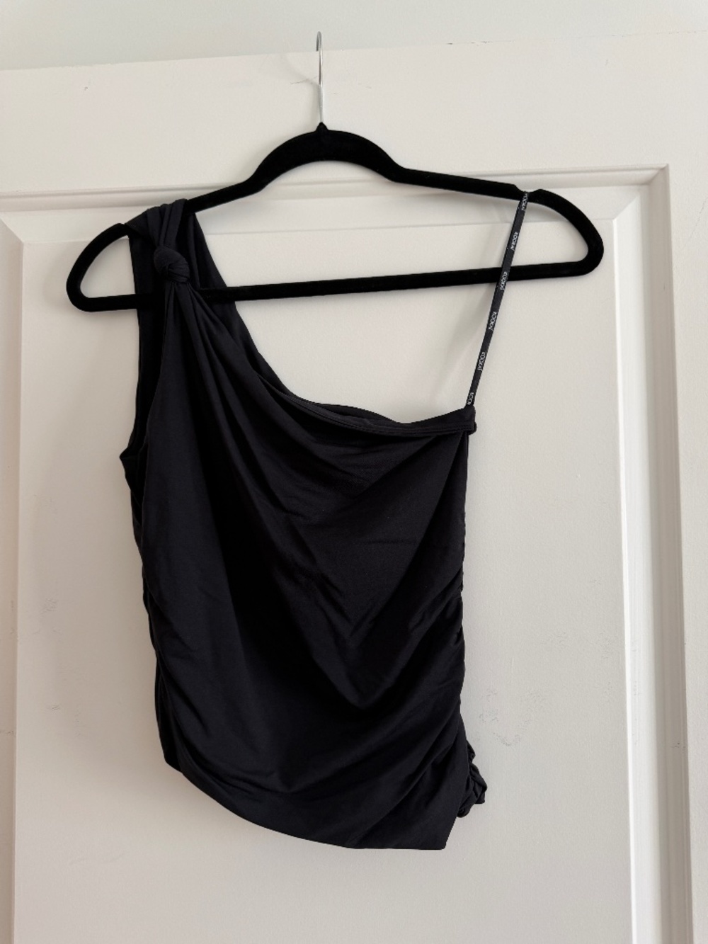 Kookai Black One Shoulder Tank